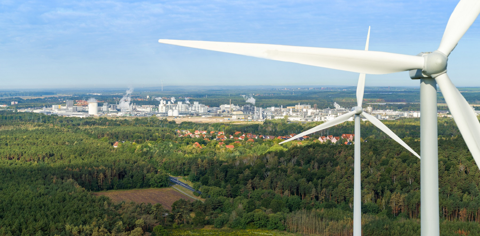 Ereuerbare Energien im Umfeld des BASF-Standorts Schwarzheide.