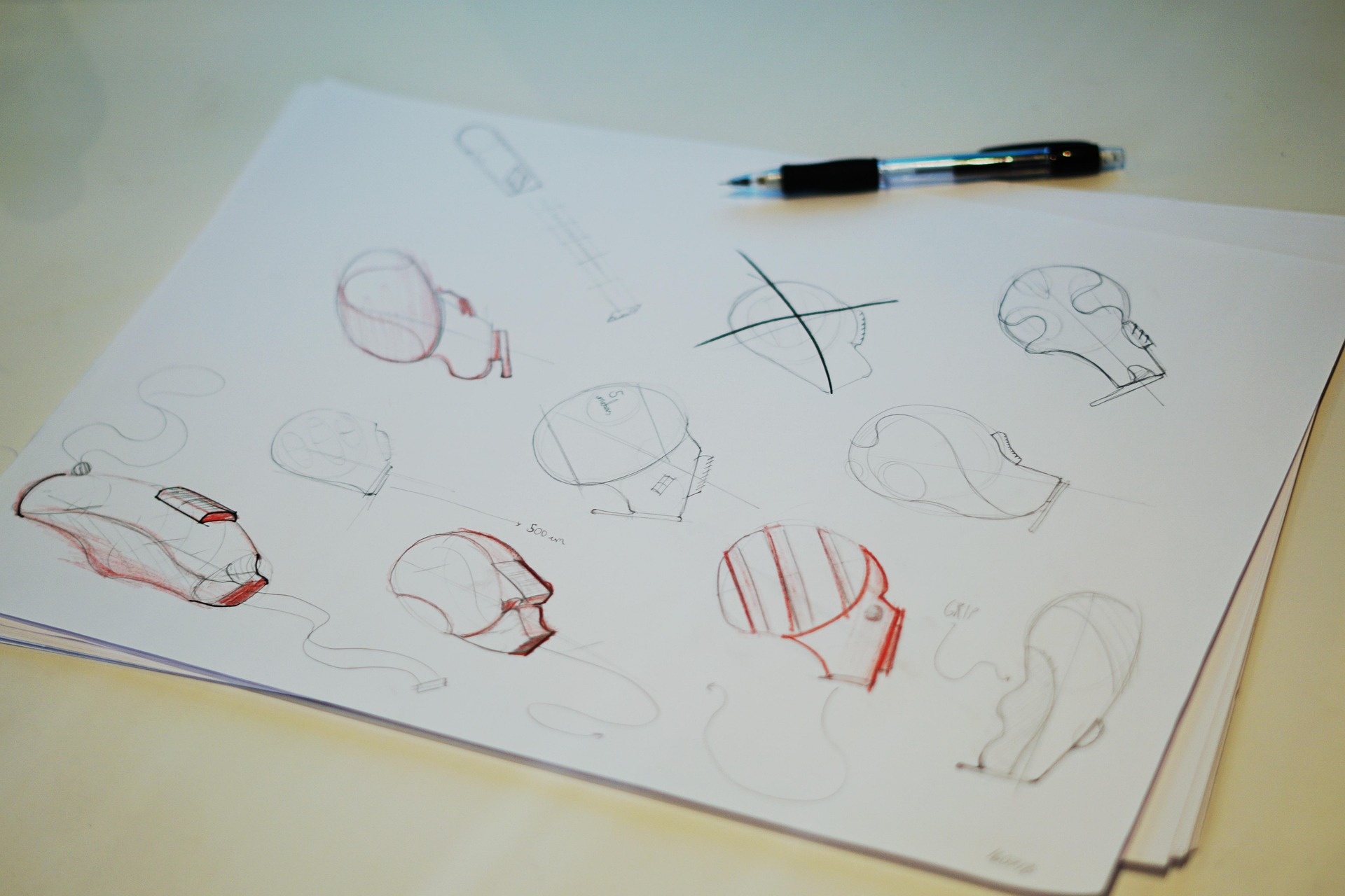 Skizzen Produktdesign