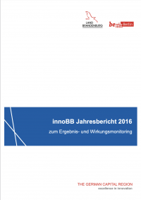 innoBB Jahresbericht 2016 zum Ergebnis- und Wirkungsmonitoring