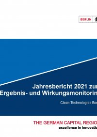 Jahresbericht 2021 Clean Technologies Berlin