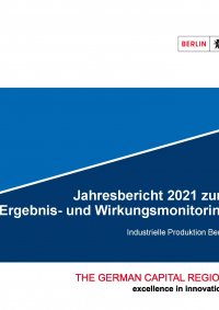 Jahresbericht 2021 Industrielle Produktion Berlin