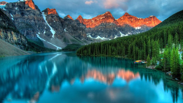 Alberta Kanada See Gebirge
